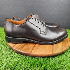 Allen Edmonds Port Washington Mens Size 10.5 D Brown Leather Oxfords Dress Shoes